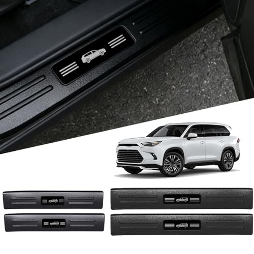 Scratch Resistant Door Sill Protector ABS for Grand Highlander (Include