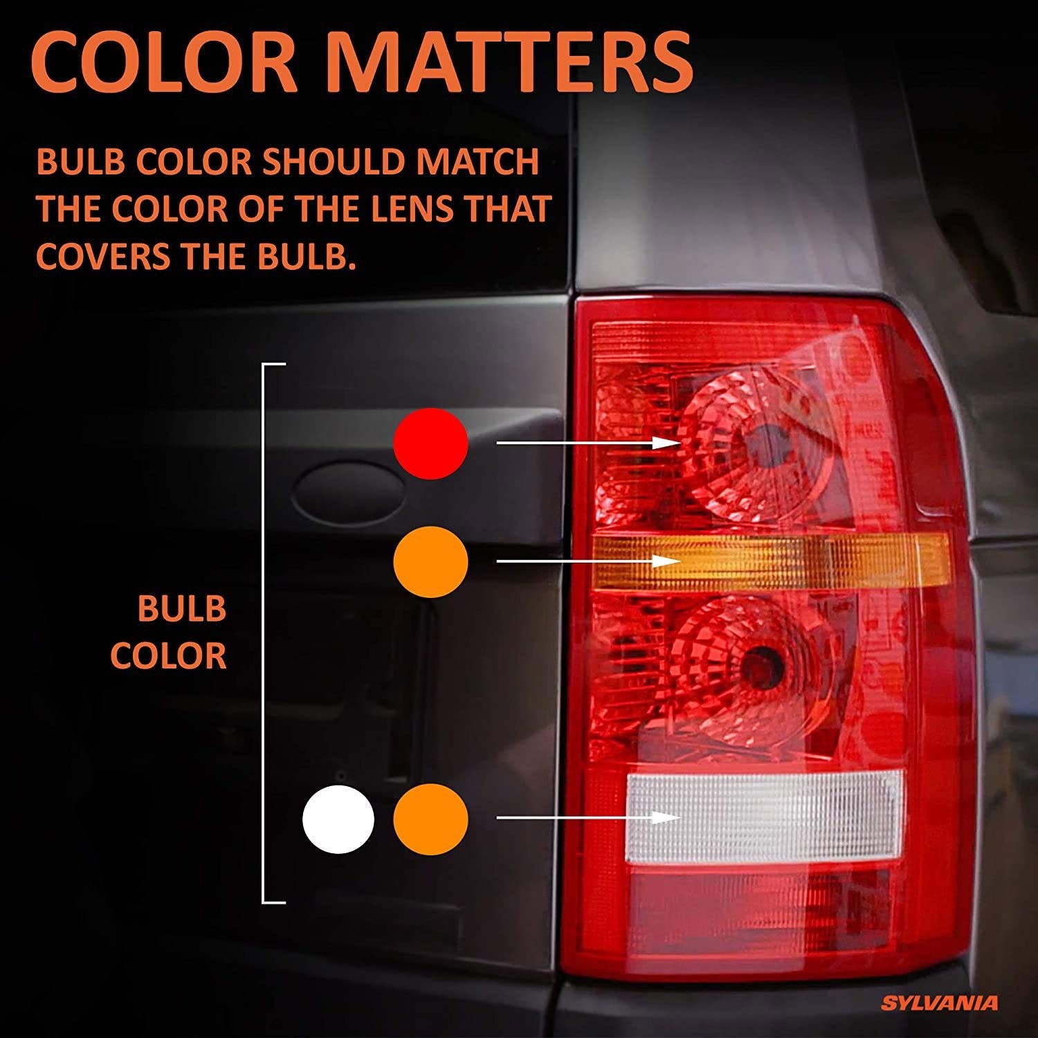 SYLVANIA - 7443 T20 ZEVO LED Amber Bulb - Bright LED Bulb, Ideal for Park and...