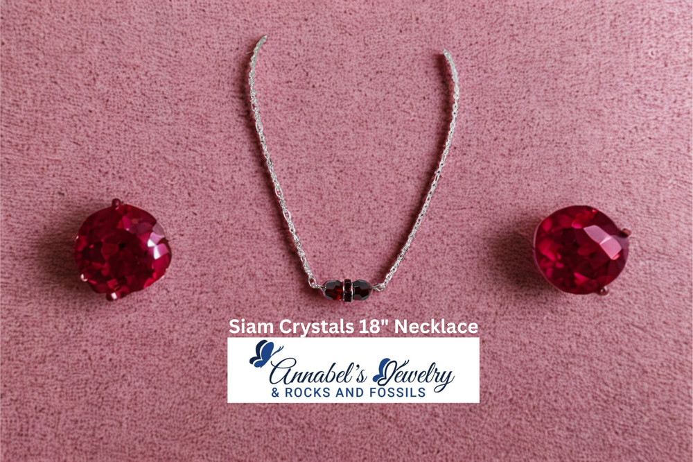 Siam Crystals 18" Necklace