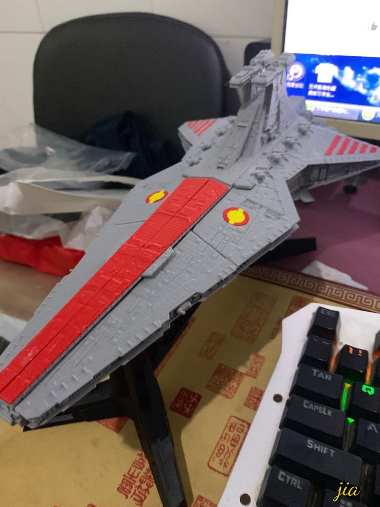 1/3200 Venator-class Star Destroyer Assemble Model Kit W/base 3D Printing