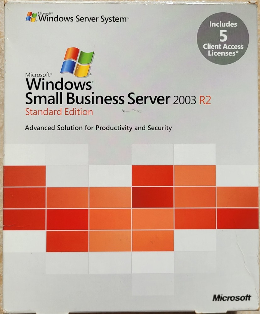 Microsoft Windows Small Business Server 2003 R2, Standard Edition 5-User