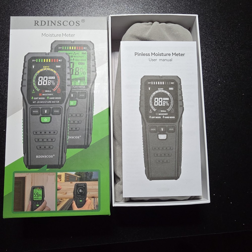 R&D Instruments MT-28 Moisture Meter Digital Electrical Tester Measuring Tool