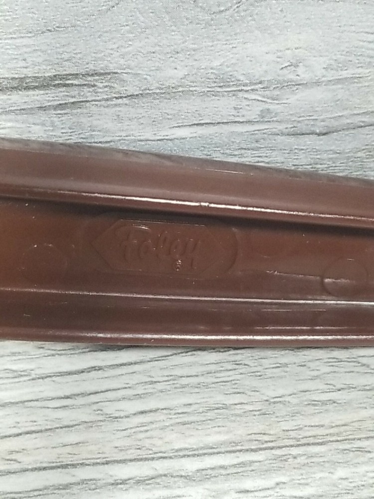 Foley Plastic Pie Server Cutter 10" Wedge Shape Brown