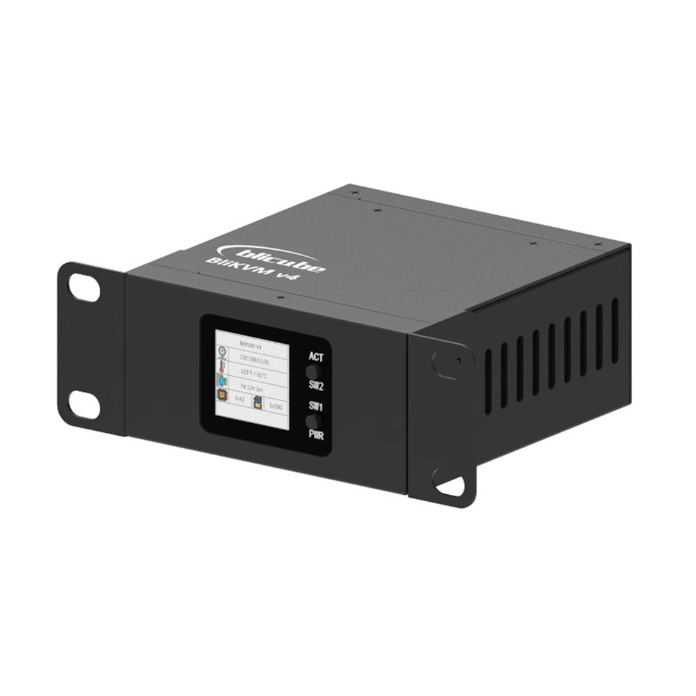 BliKVMv4 Over IP PoE HDMI Loop Out Process Control Operation Maintenance IPKVM.