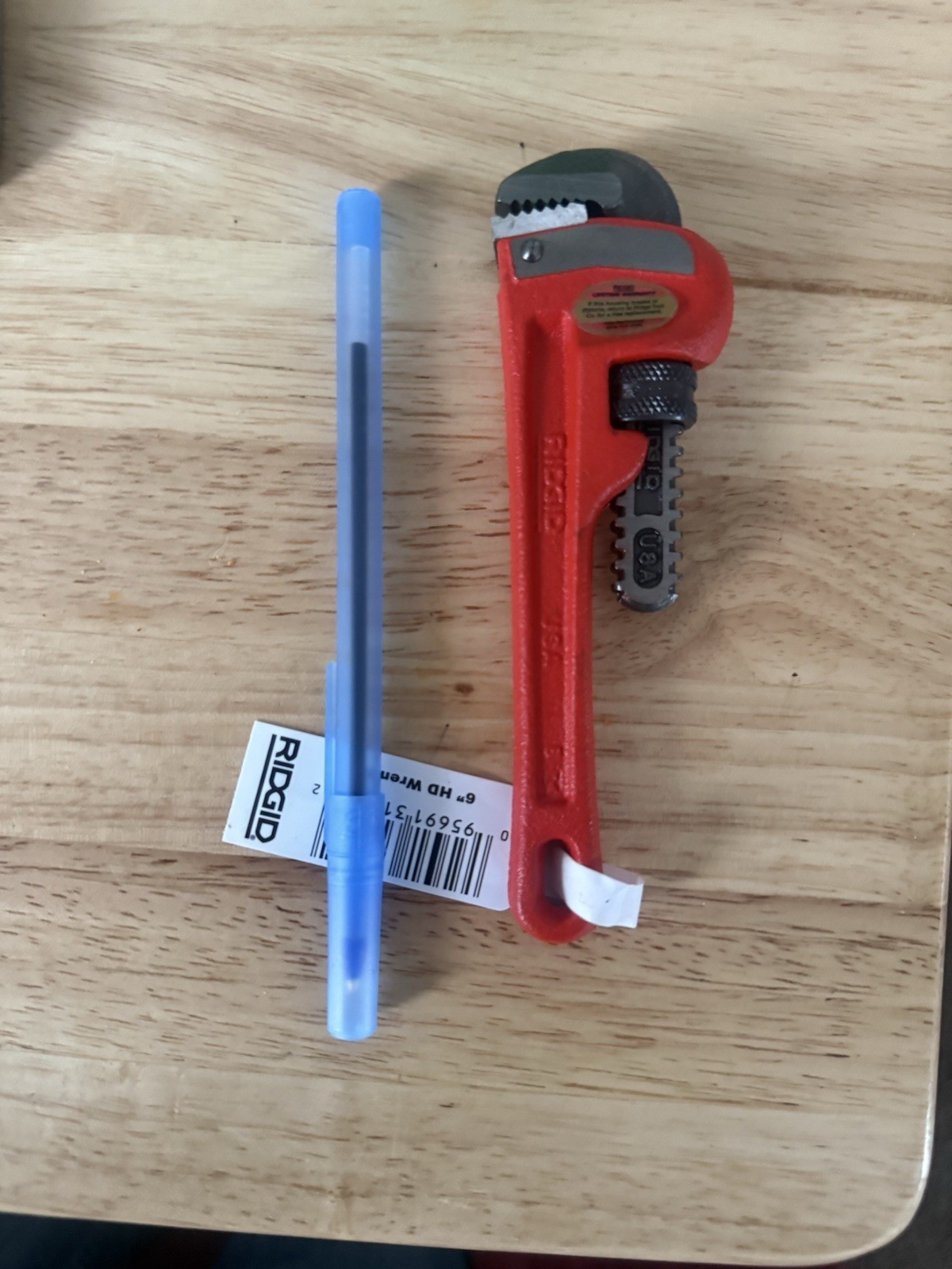 Ridgid 6” Pipe Wrench 31000