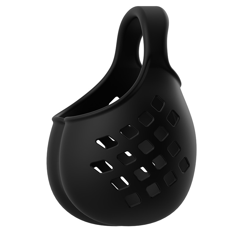 Ball-Stretcher-Enhancer-Squeeze-Scrotum-Testicle-Silicone-Ring-Delay-Ejaculation