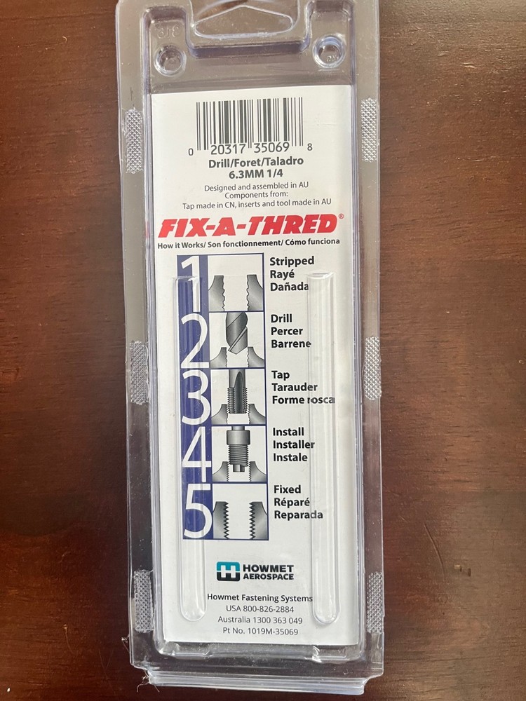 FIX-A-THREAD REPAIR KIT 35069 M6-1