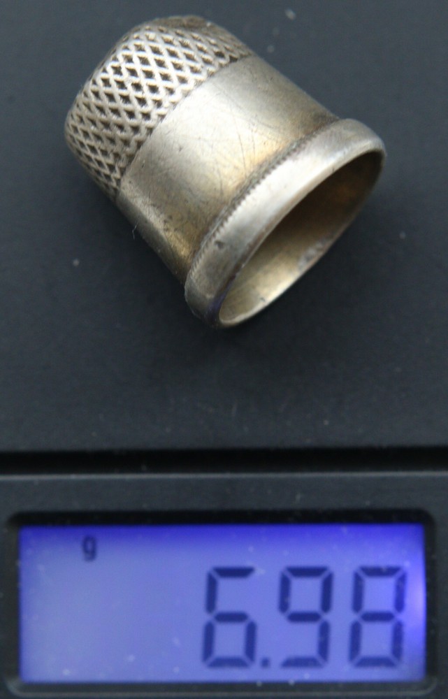 Antiquarian Silver Thimble 6.98 gram