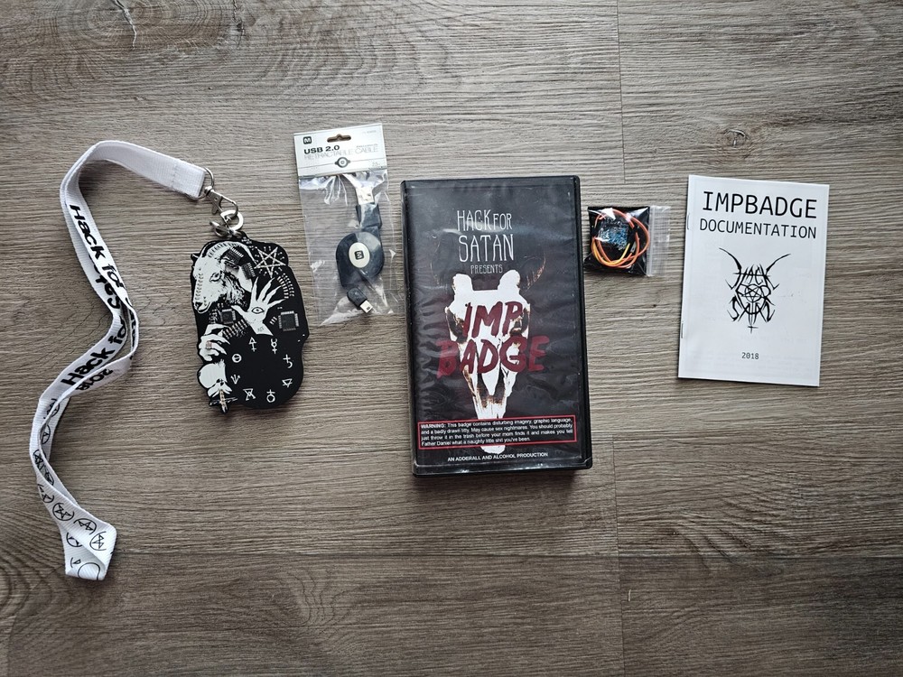 Hack For Satan Imp DEFCON 2018 Badge