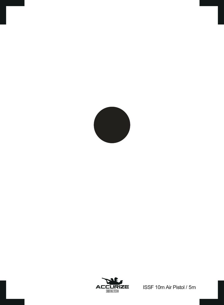 Front target for Accurize shooting system