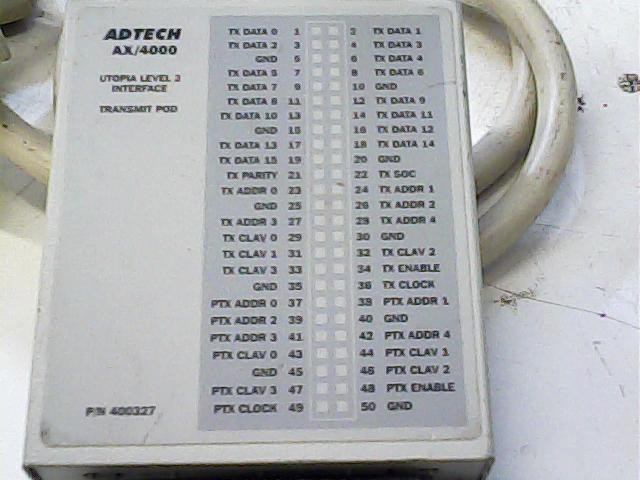 Adtech AX/4000 400327 Utopia Level 2 Interface Transmit Pod with Cable