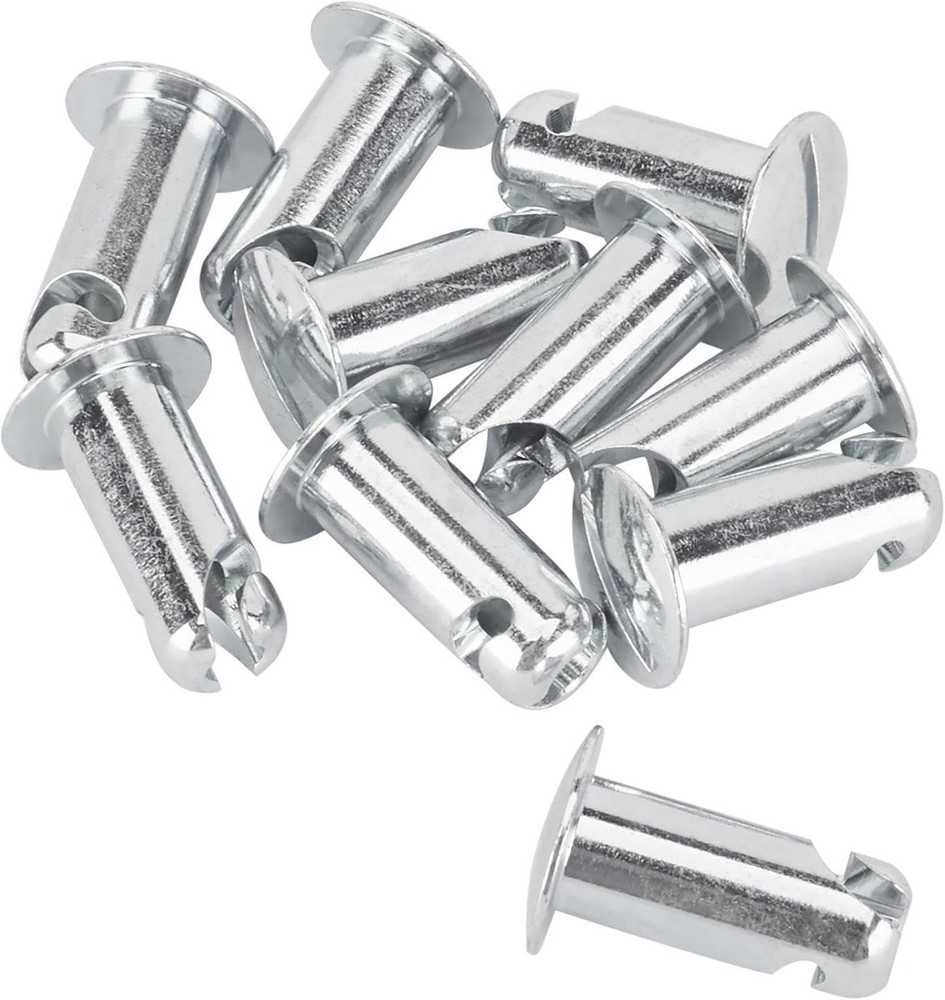 Dzus Oval Head Fasteners, .800", 10/Pk