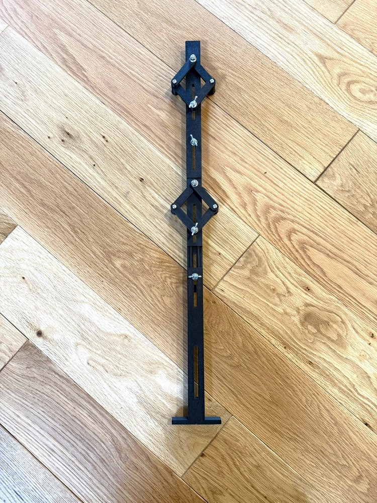 Guitar Bridge Alignment Jig w/ Scale Length | Self-Centering Luthier Tool