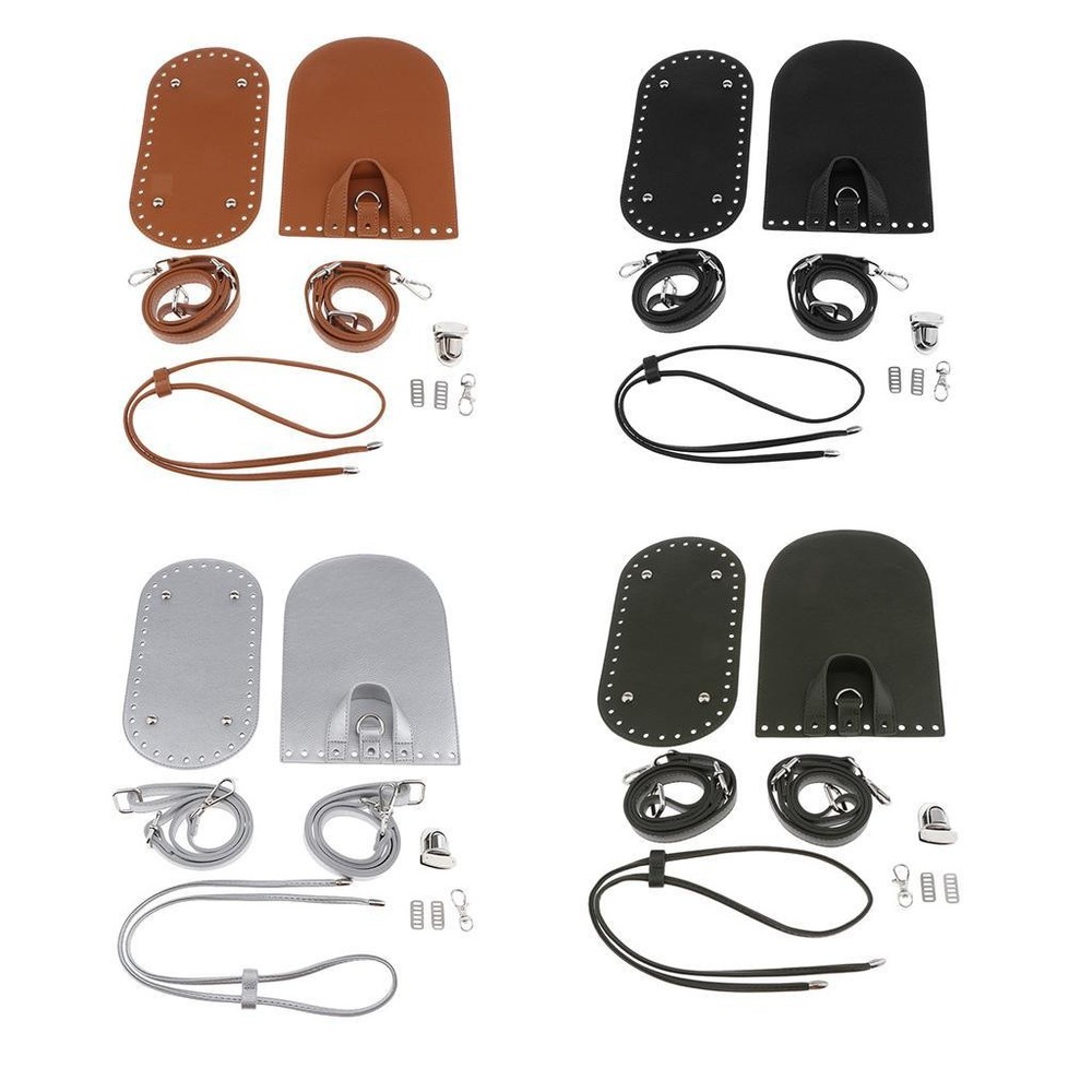 Assorted DIY PU Leather  Backpack Making Set Weave