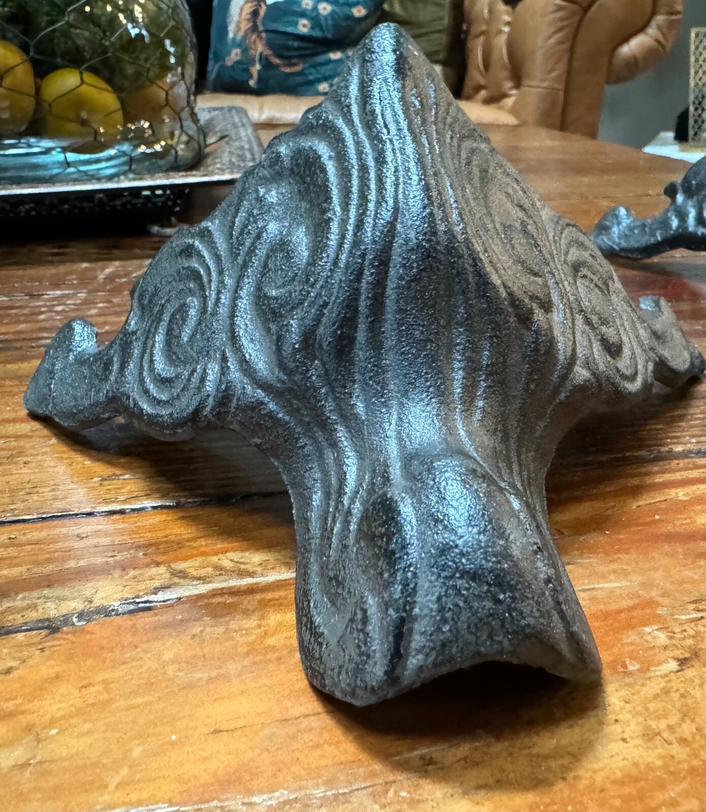 4; Furniture Legs 5.75" Cast Iron Metal Claw foot Tub Wood Stove Feet Salvage