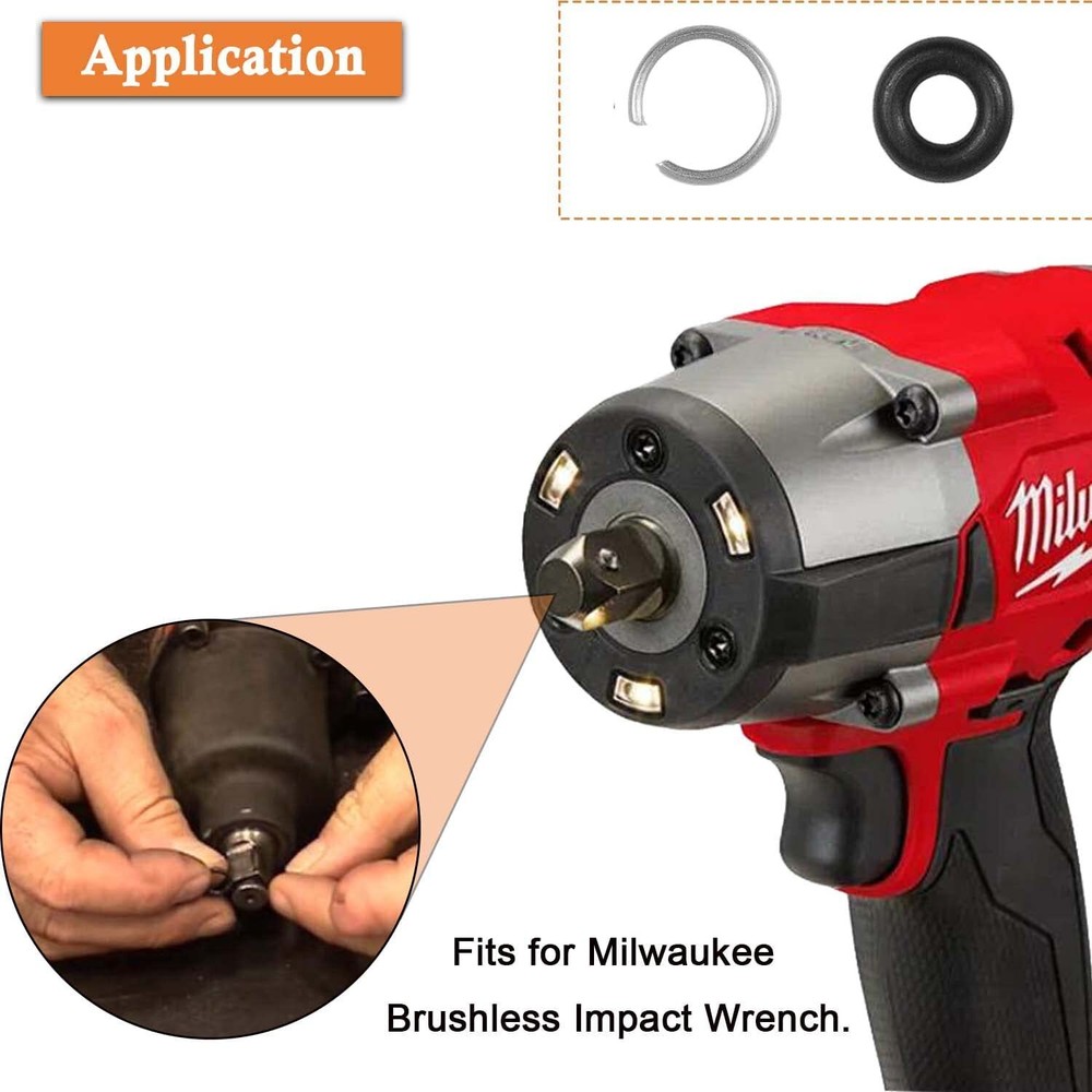 3/8" Impact Wrench Retaining Ring Clip O-Ring Install Tools for Milwaukee Type