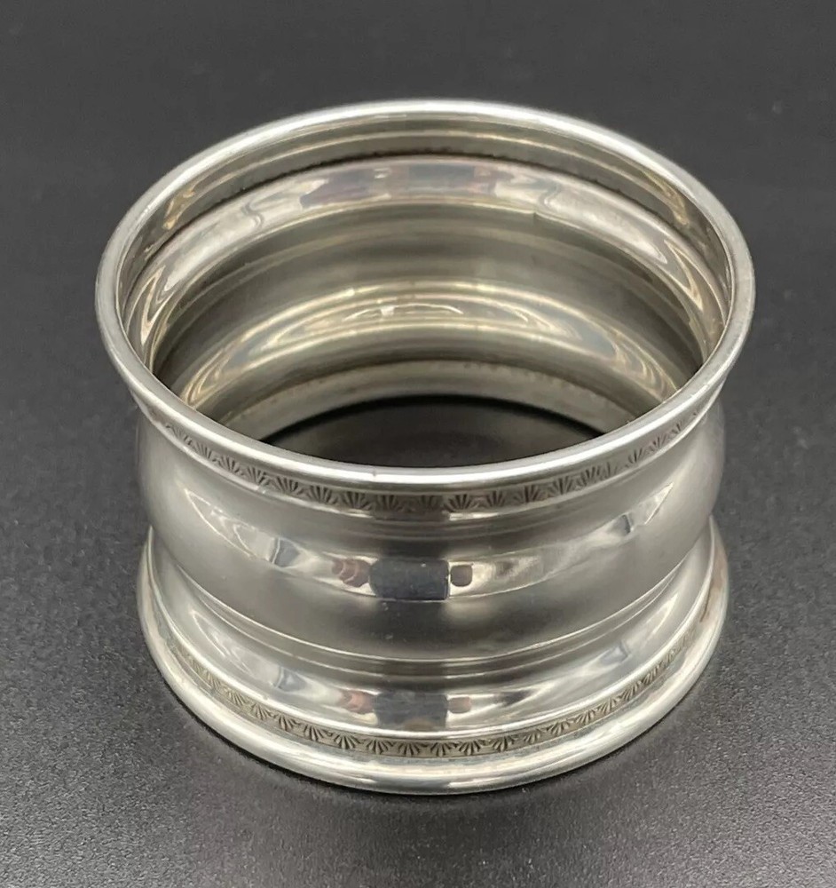 Sterling Silver Napkin Ring Engraved Name “Koille” Webster