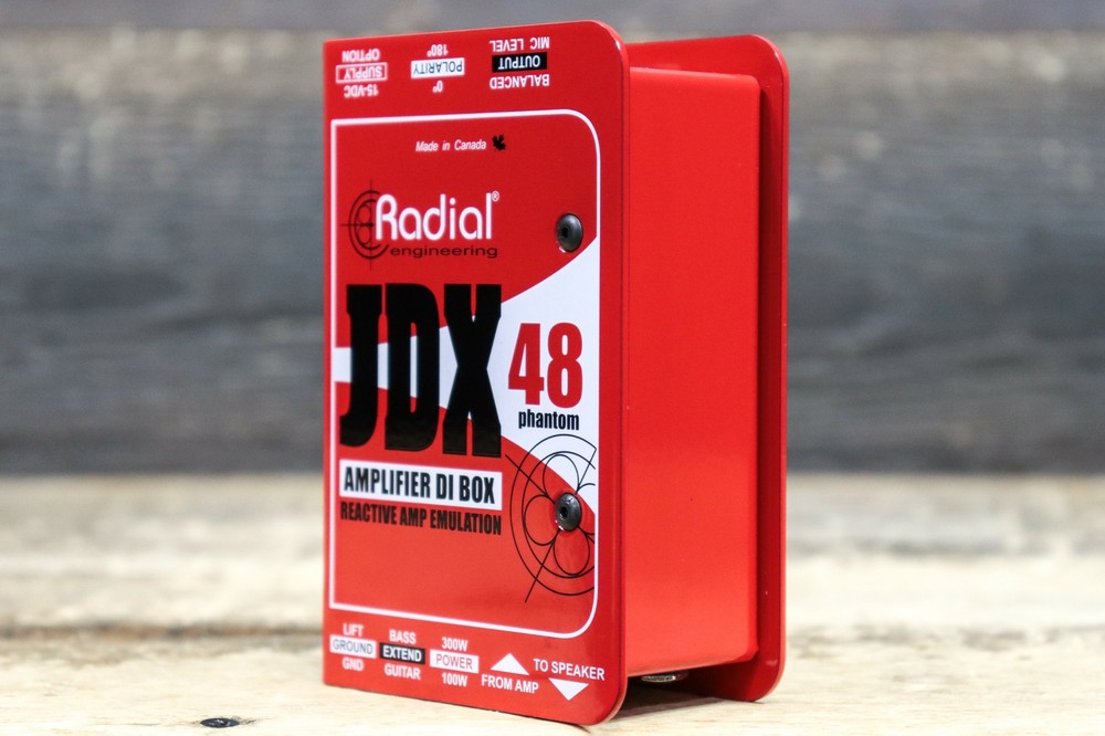 Radial Engineering JDX 48 Guitar Amplifier Direct Box / Reactive Amp Emulation