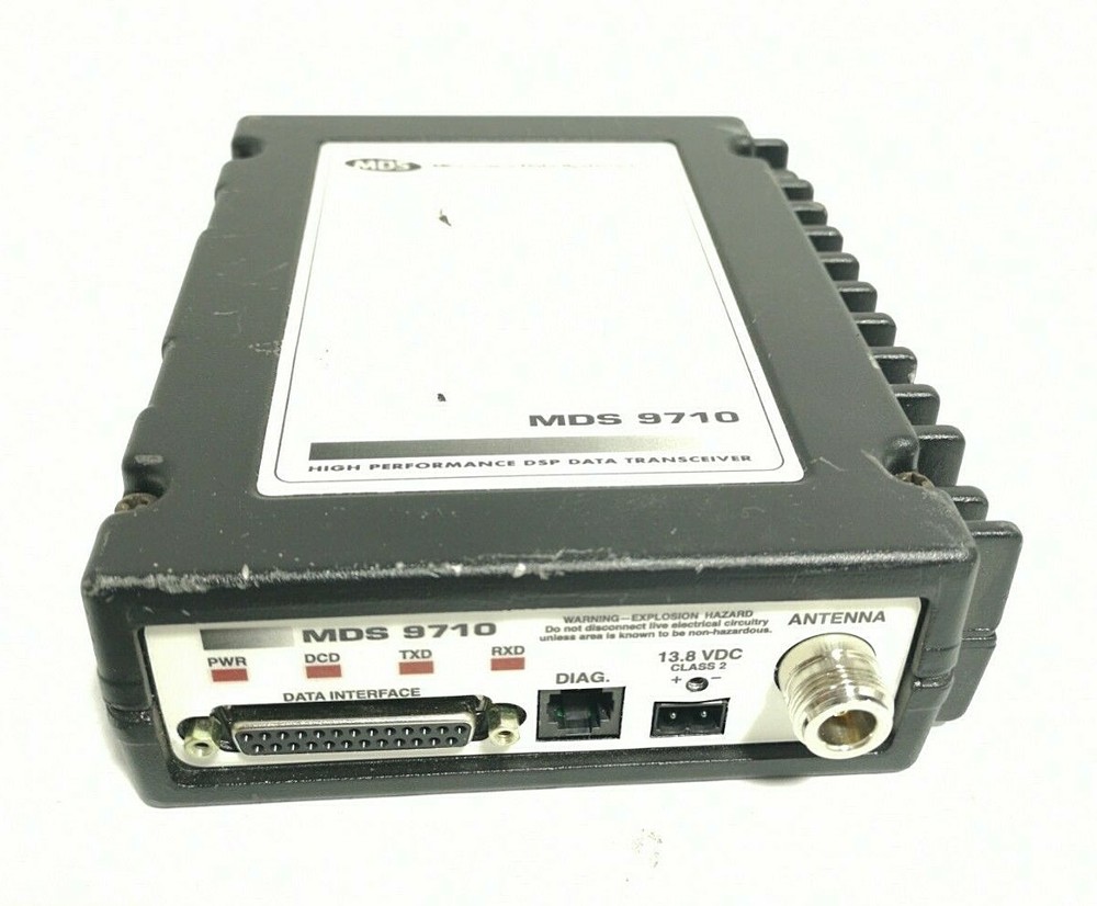 MDS 9710 HL DATA TRANSCEIVER HIGH PERFORMANCE DSP DATA TRANSCEIVER 13.8VDC