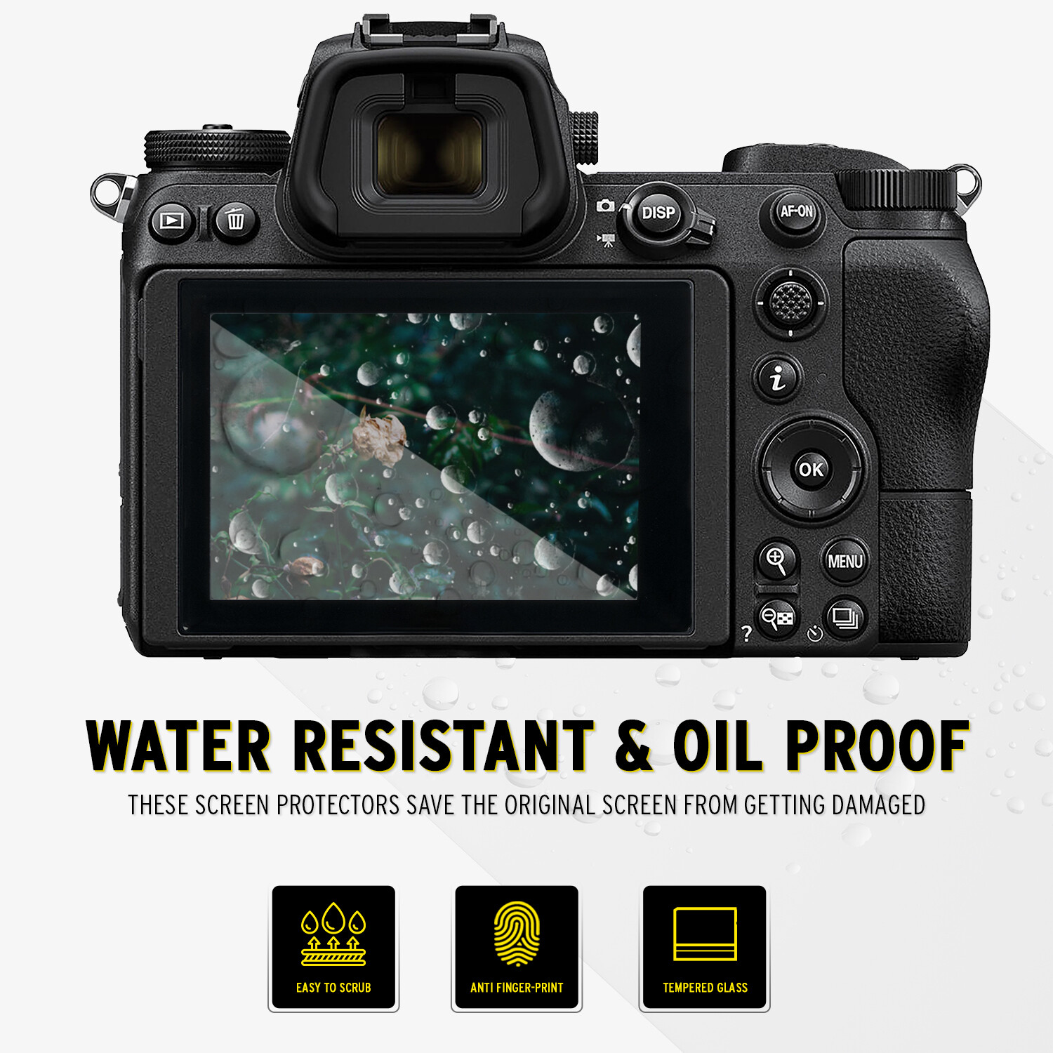 Koah LCD Ultra Armor Screen Protector for Nikon Z5, Z6, Z7 & Panasonic S1 Serie