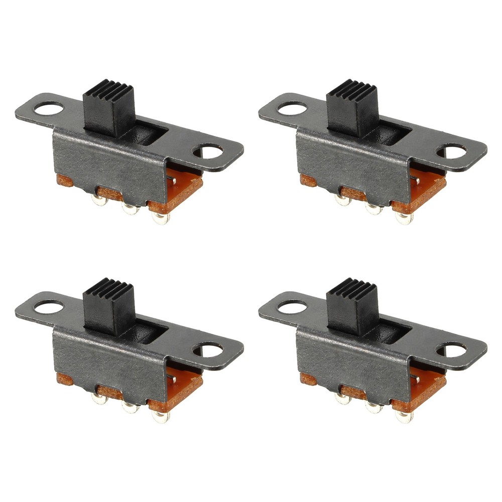 Toggle Switch Latching Slide Control 4 Pin 1P3T 6mm/50 Pcs