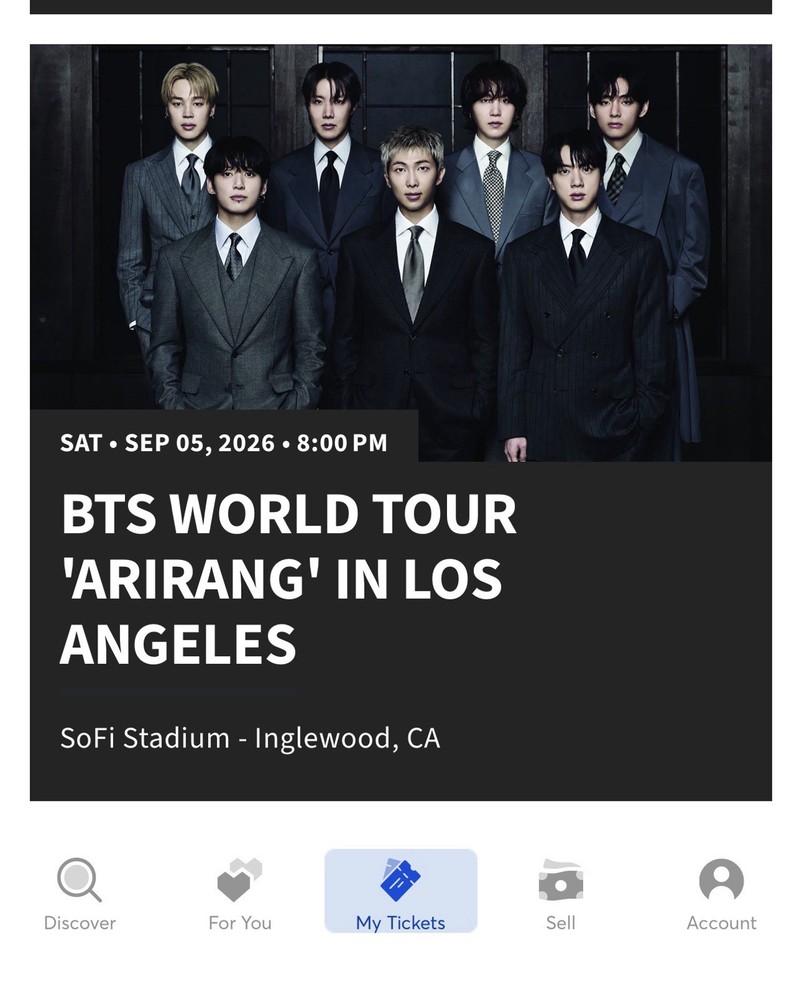 Concert Ticket