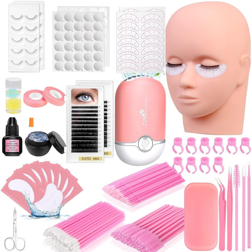 Complete Eyelash Extension Practice Kit