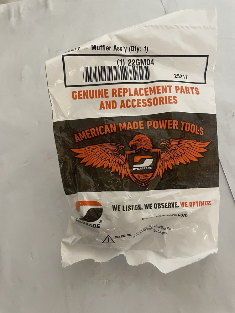 Dynabrade Muffler Assembly #25217