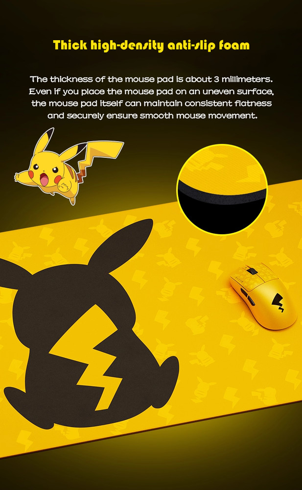 Razer x Pokémon Pikachu Viper V3 Pro Wireless Mouse + Mouse Pad Set
