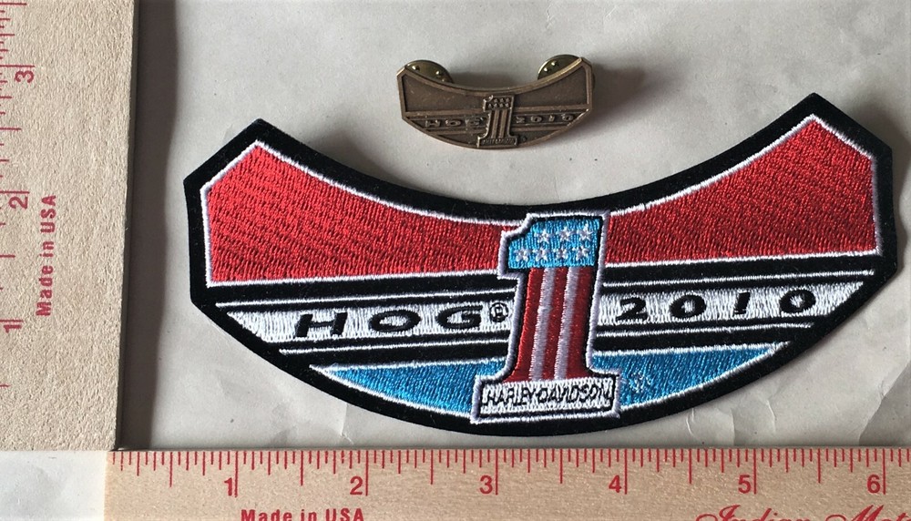 Harley-Davidson HOG Rocker Patch Pin 2010