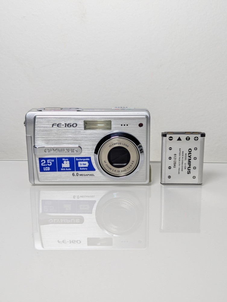 Olympus FE-160 6.0MP Digital Camera (Tested Working)