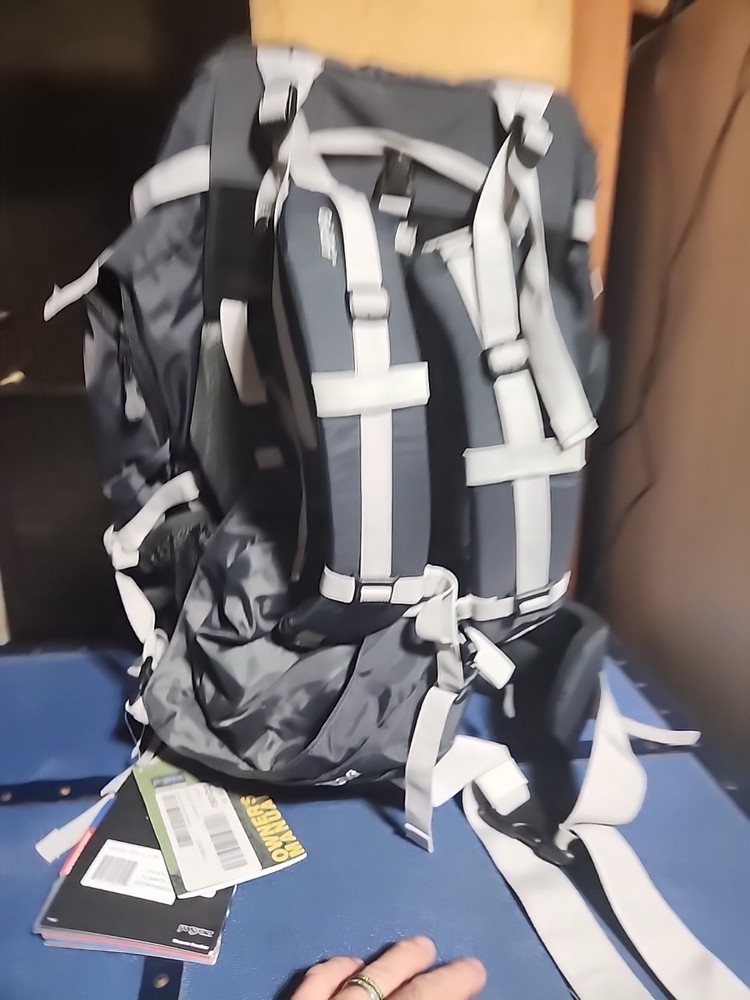 Padded Vented AdjustableimgJansport KLAMATH 55 Structured Hiking Backpack...