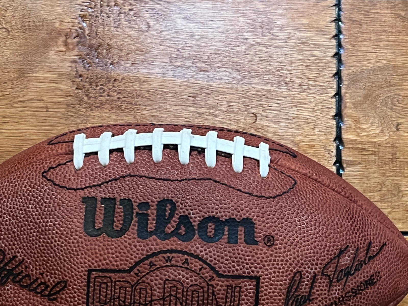 SUPER RARE 1992 NFL Pro Bowl Official Game Ball Football (from Equipment Manager