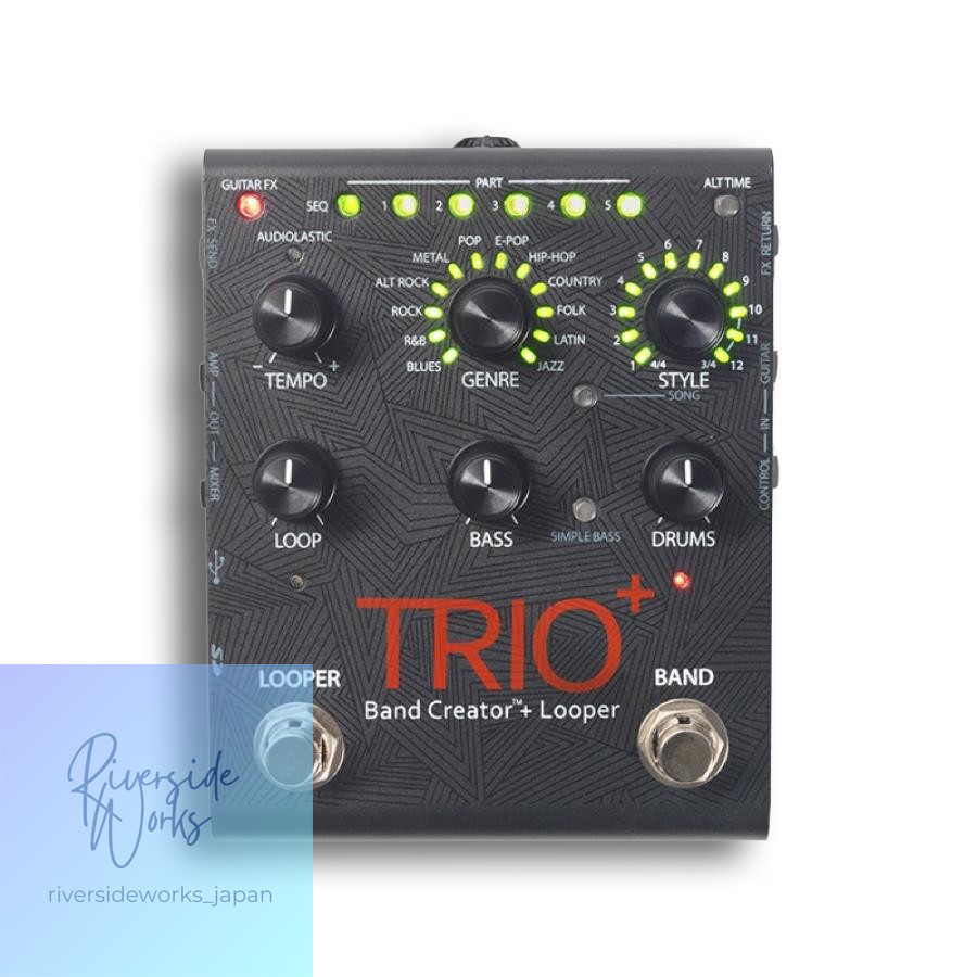 DIGITECH TRIO+ Guitar Effect Pedal Multi-Effects Processor
