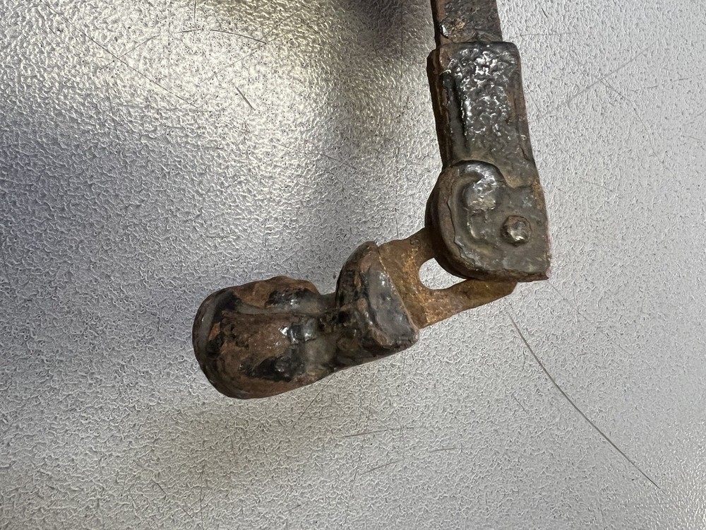 Antique Cast Iron Figural Window Shutter Lock