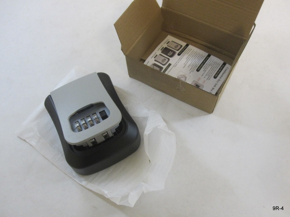 4 Digit Combination Lock Box Wall Mount Security Safe Waterproof Pack of 2