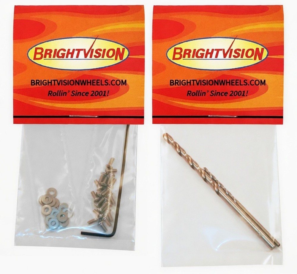 20 SILVER Hex Button-Head 1-72 Screw-In Rivets, Washers, Drill Bits For Customs