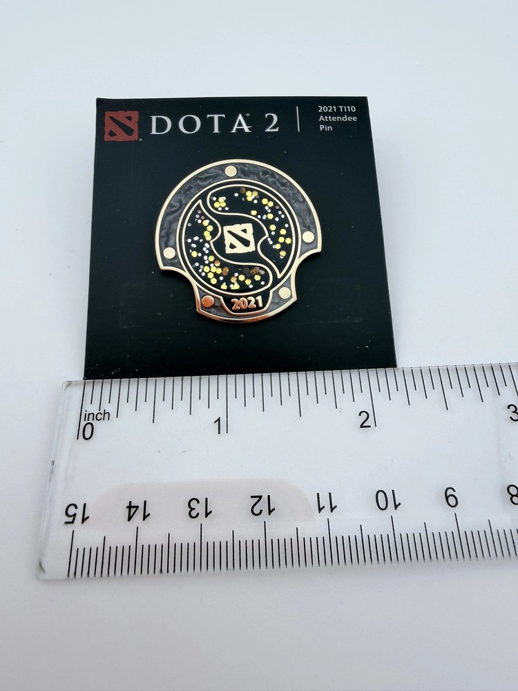 DOTA 2 2021 TI10 Attendee Pin with Code