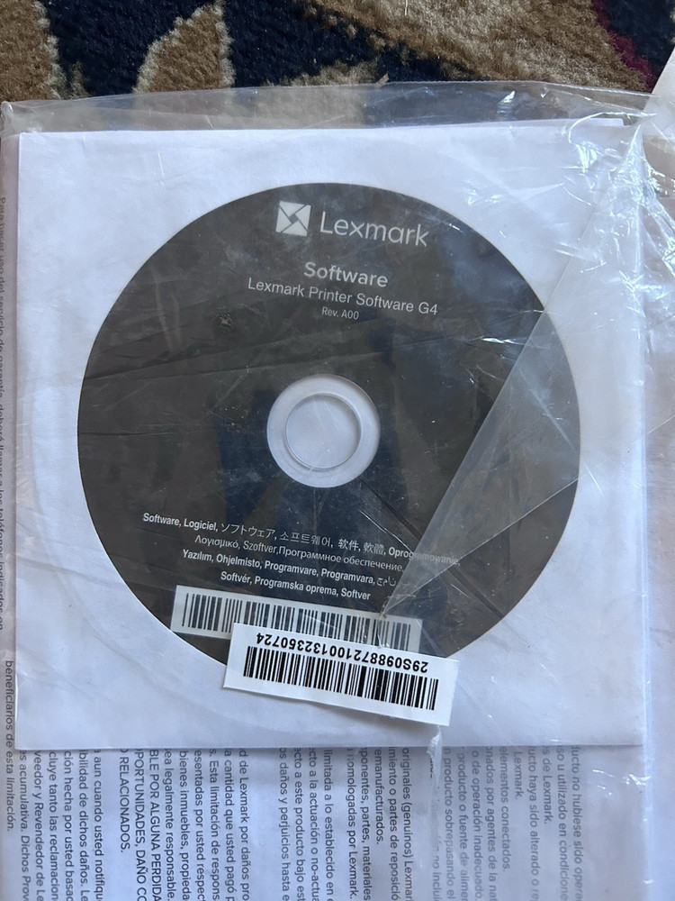 Lexmark Printer Software G4 Setup CD-ROM for E-Series Mono Laser Printers
