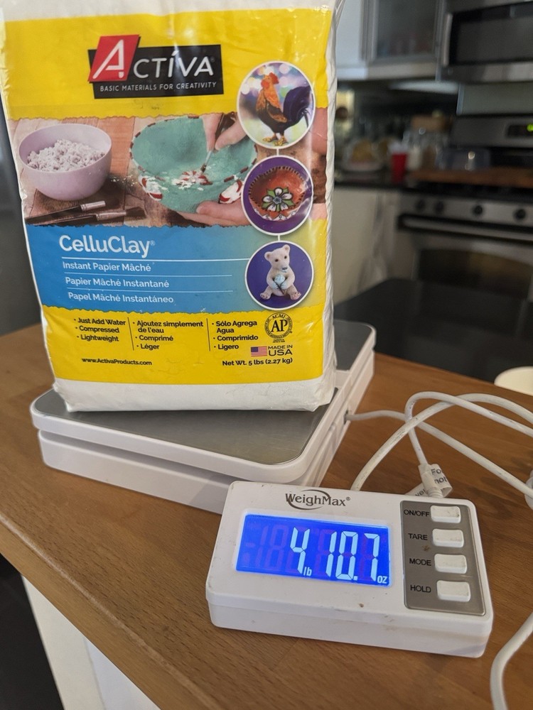 ACTIVA Basic Materials For Creativity CelluClay 4 LBS White See Description