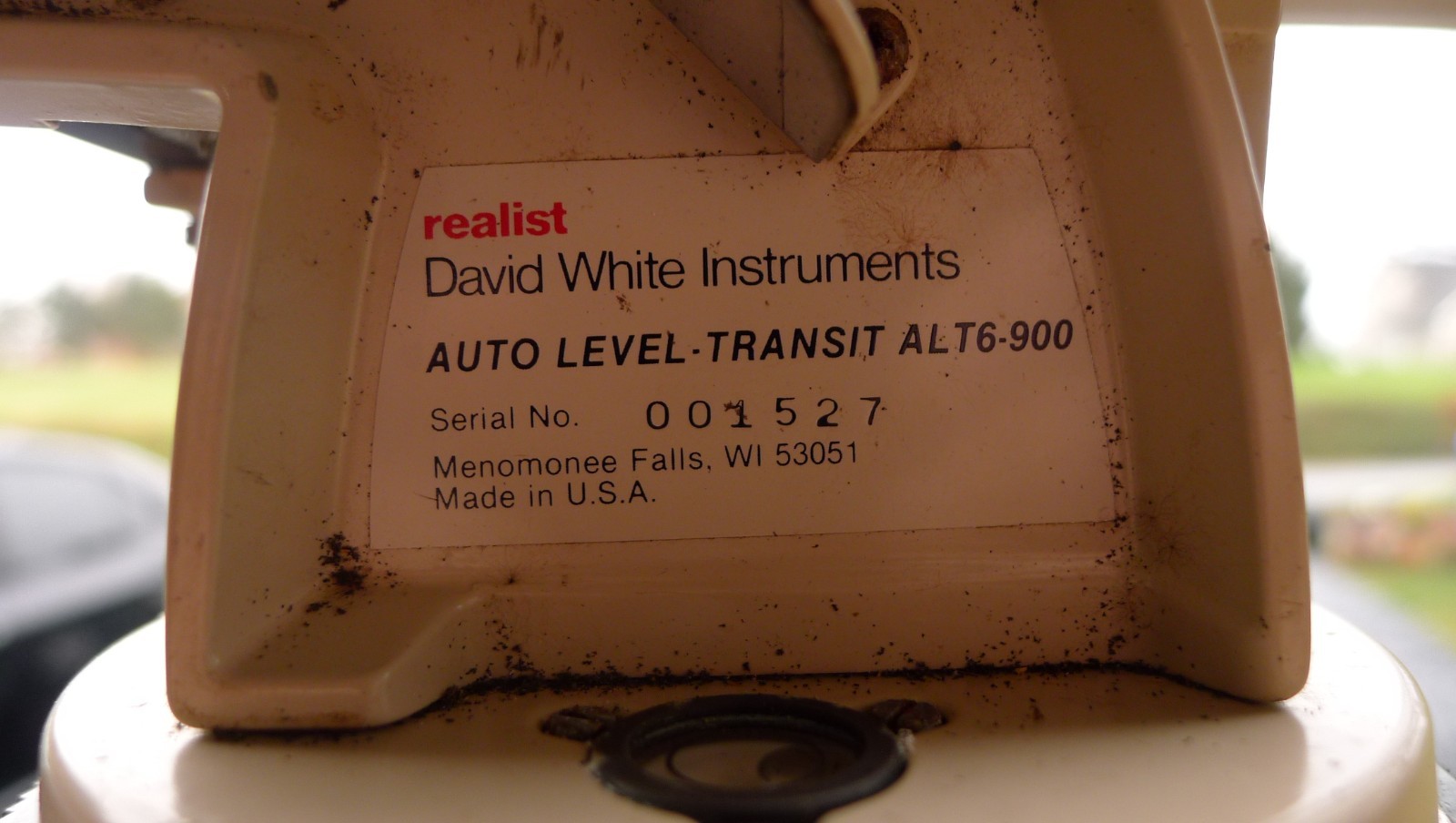 TRANSIT TRIPOD FOR DAVID WHITE REALIST, 40-60"