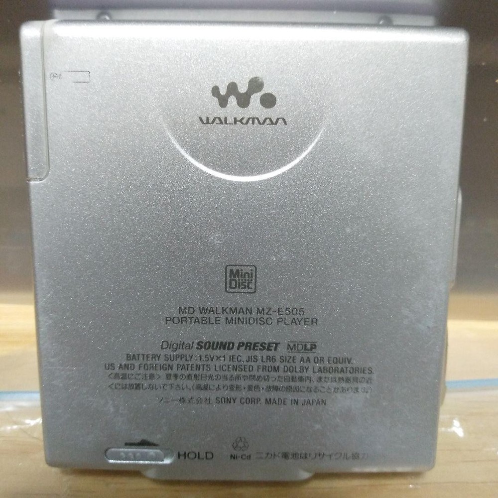 [Used] Sony MD Walkman MZ-E505 - Confirmed Operation