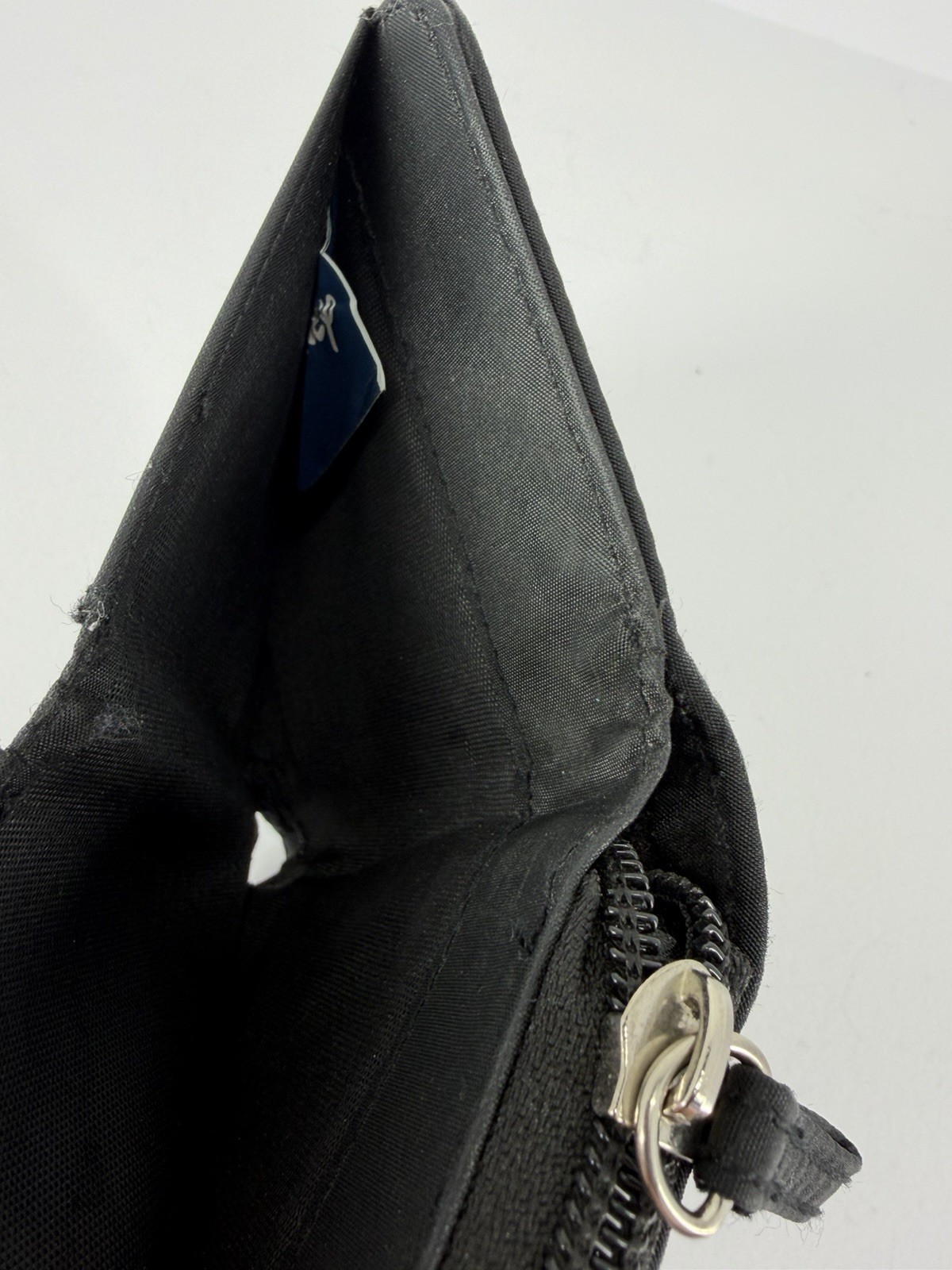 Vintage Disney Tinkerbell Small Black Cloth Wallet (see Description)