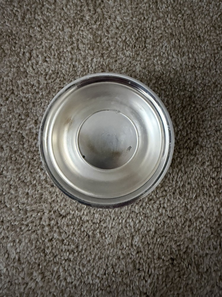 Silver Plated Decorative Platter and Cup Set Made in Italy