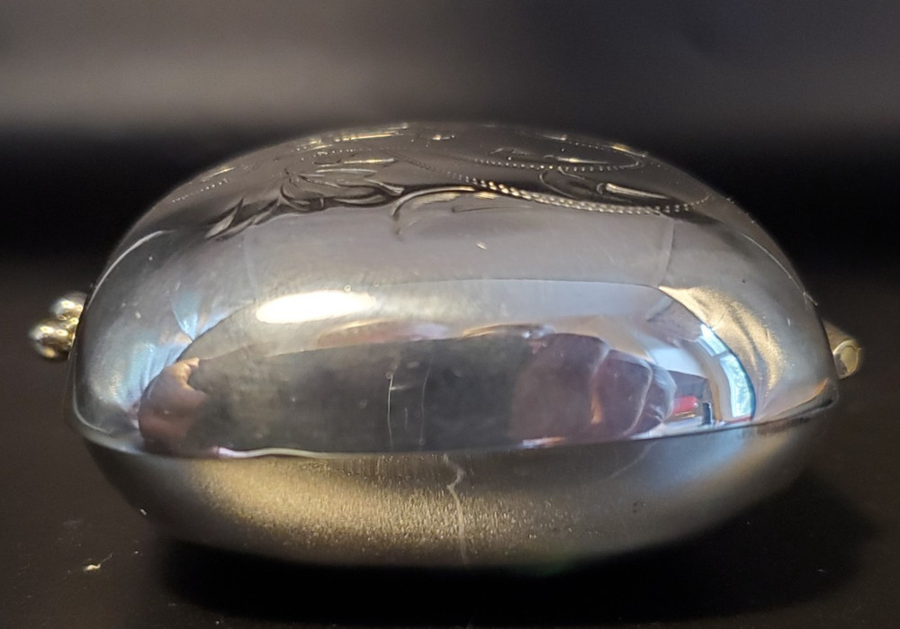 Vintage Silverplated Clutch/Trinket box/Soap dish BSS