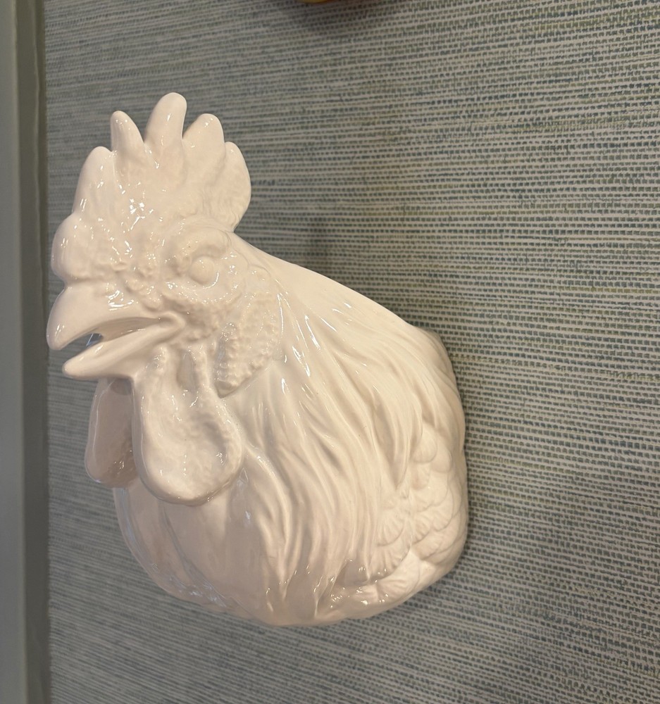 Rooster Head Wall Pocket