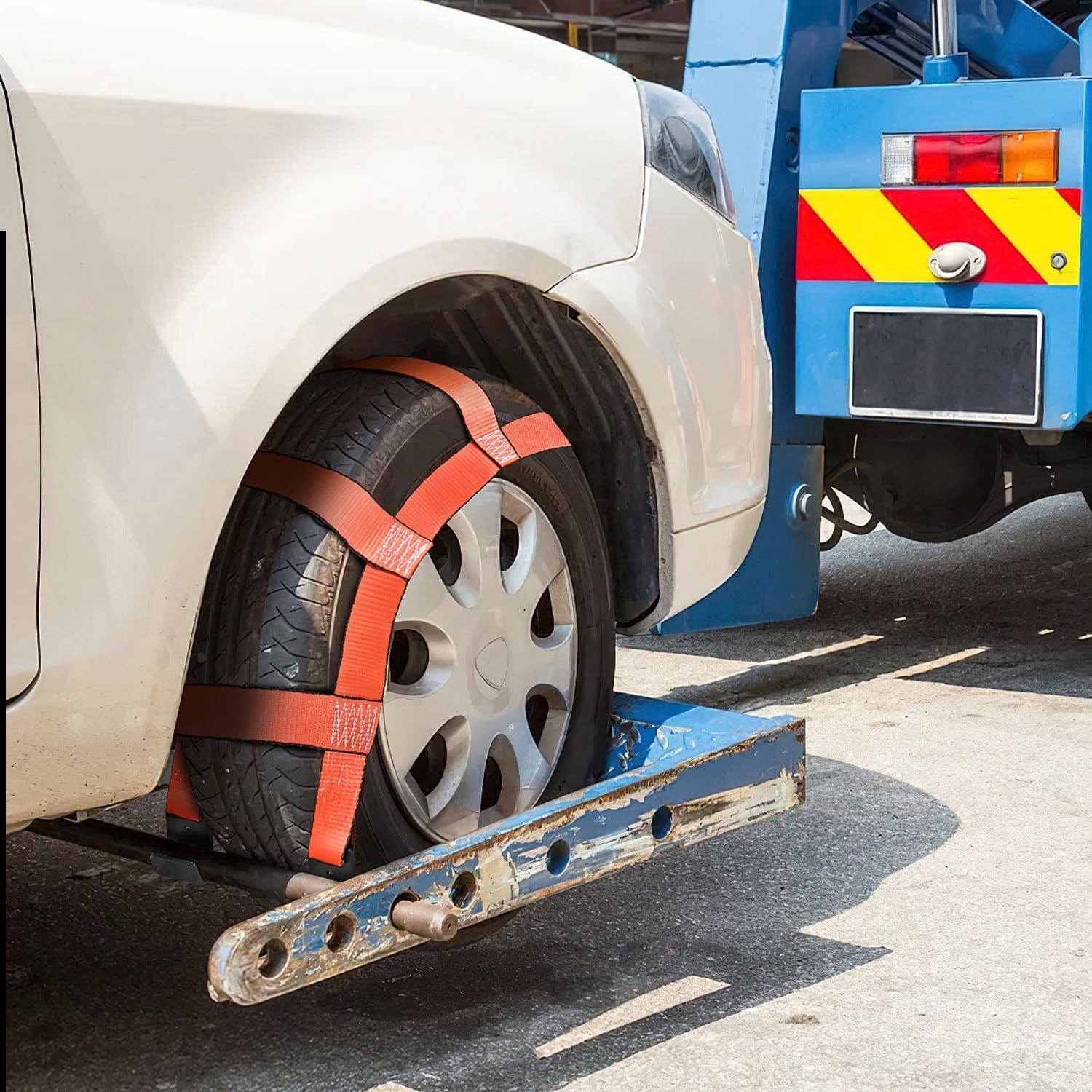 Nilight Tow Dolly Basket Straps with Flat Hook for 14”-19” Tires Car Heavy Duty