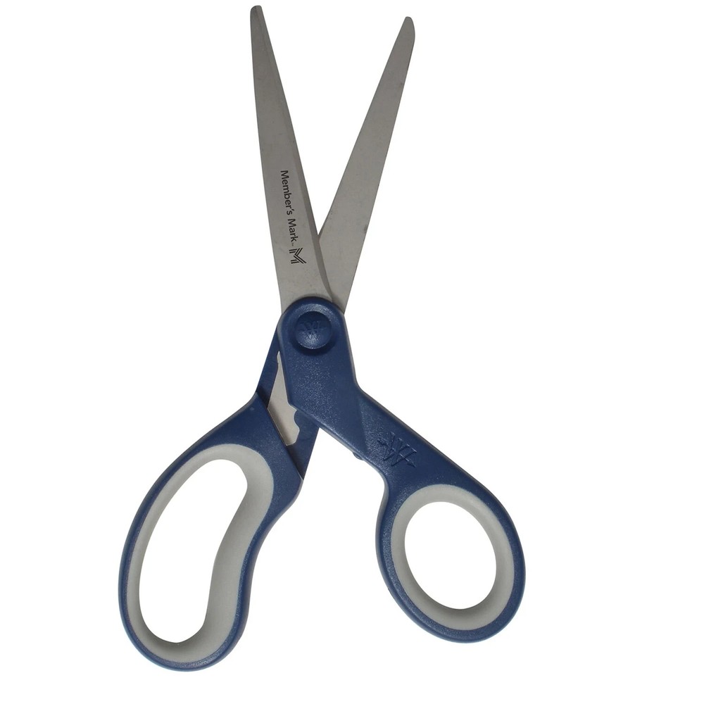 Member's Mark Anti-Microbial Scissors with Box Cutter – Safe & Versatile Tool