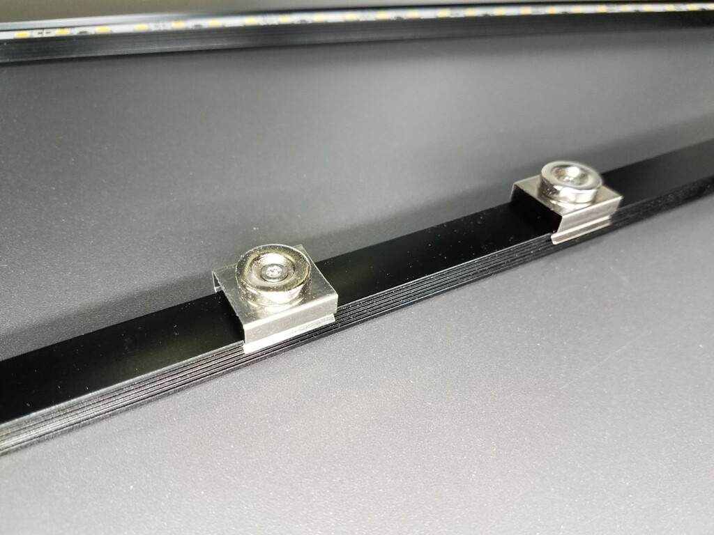 Super Bright Magnet LED Light Workbench Toolbox Auto Shop Under Cabinet Black