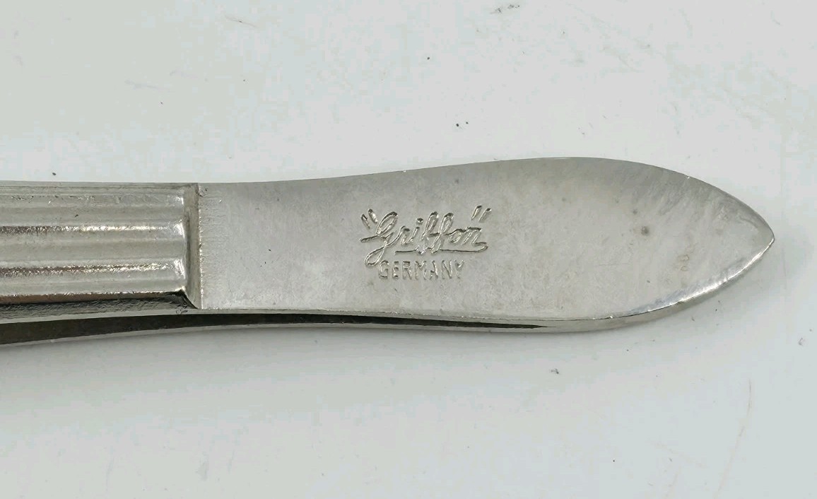 Vintage Griffon Germany And La Cross 110 Stainless Steel Tweezers Grooming Lot